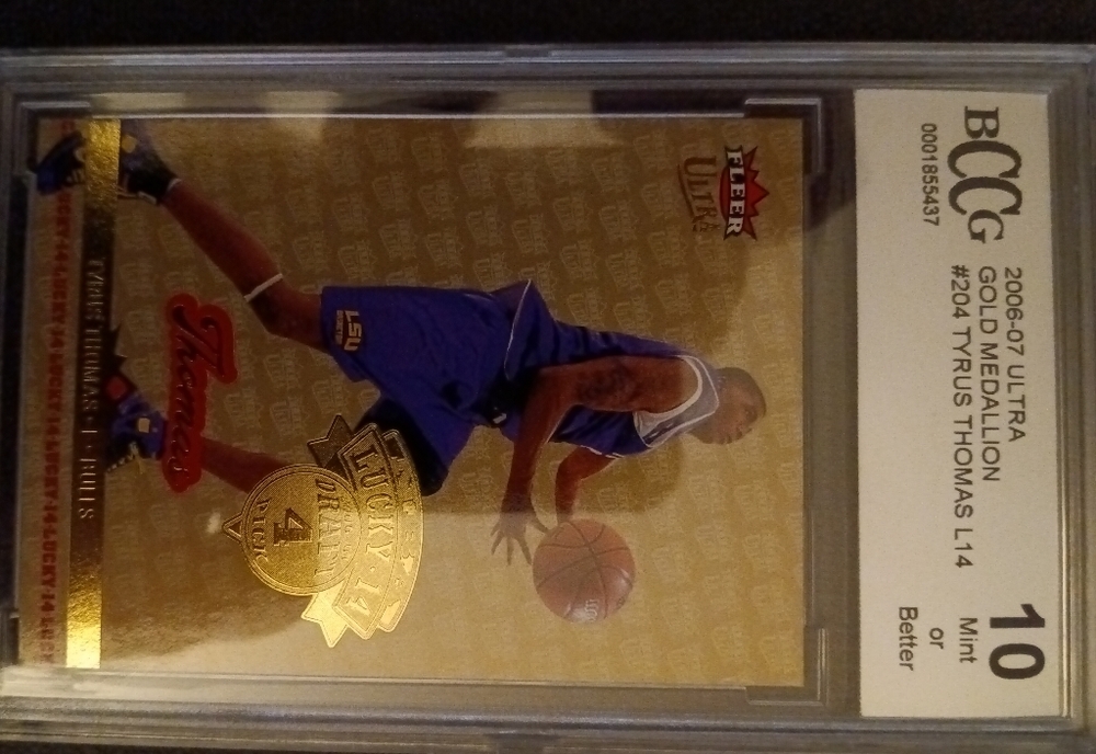 TYRUS THOMAS GEM MINT 10